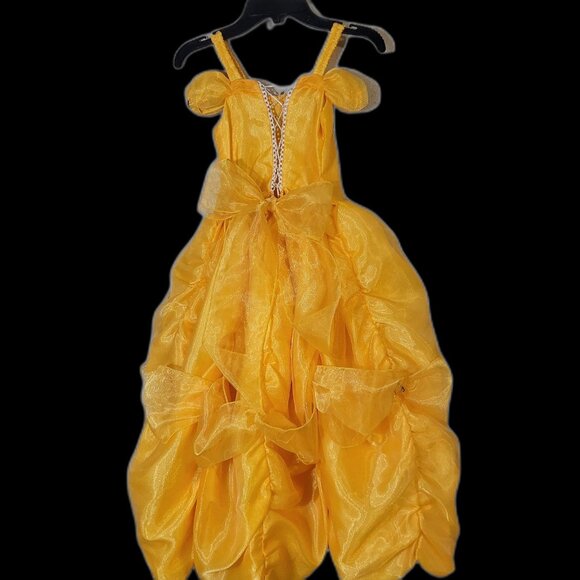 DISNEY Beauty And The Beast, Princess Belle Costume SIZE 6 - Picture 2 of 9